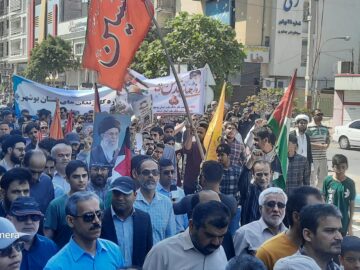 حضور پرشور مردم در راهپیمایی روز قدس دشمن شکن بود