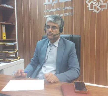 *پاسخگویی برخط مدیر کل کمیته امداد استان بوشهر از طریق سامانه سامد