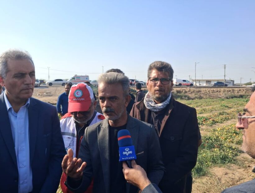 بررسی مشکلات کشاورزان آسیب‌دیده سیل اخیر در جنوب استان بوشهر