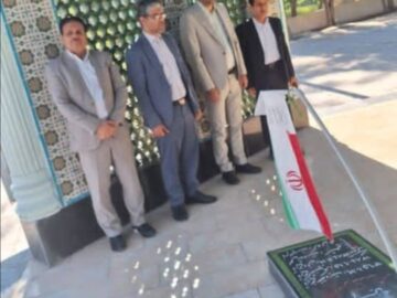 نخستین روز کاری بخشدار جدید آب‌پخش با ادای احترام به مقام شامخ شهدای خوشنام